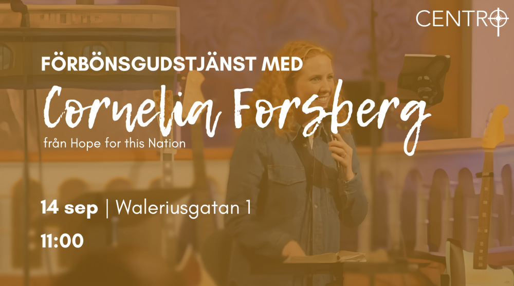 Gud vill fylla dina tomma kärl – Cornelia Forsberg